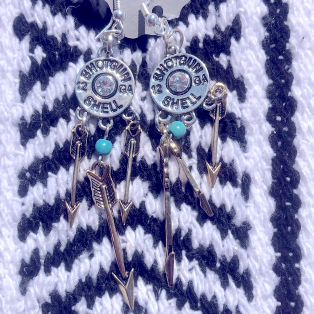 shotgun shell earrings